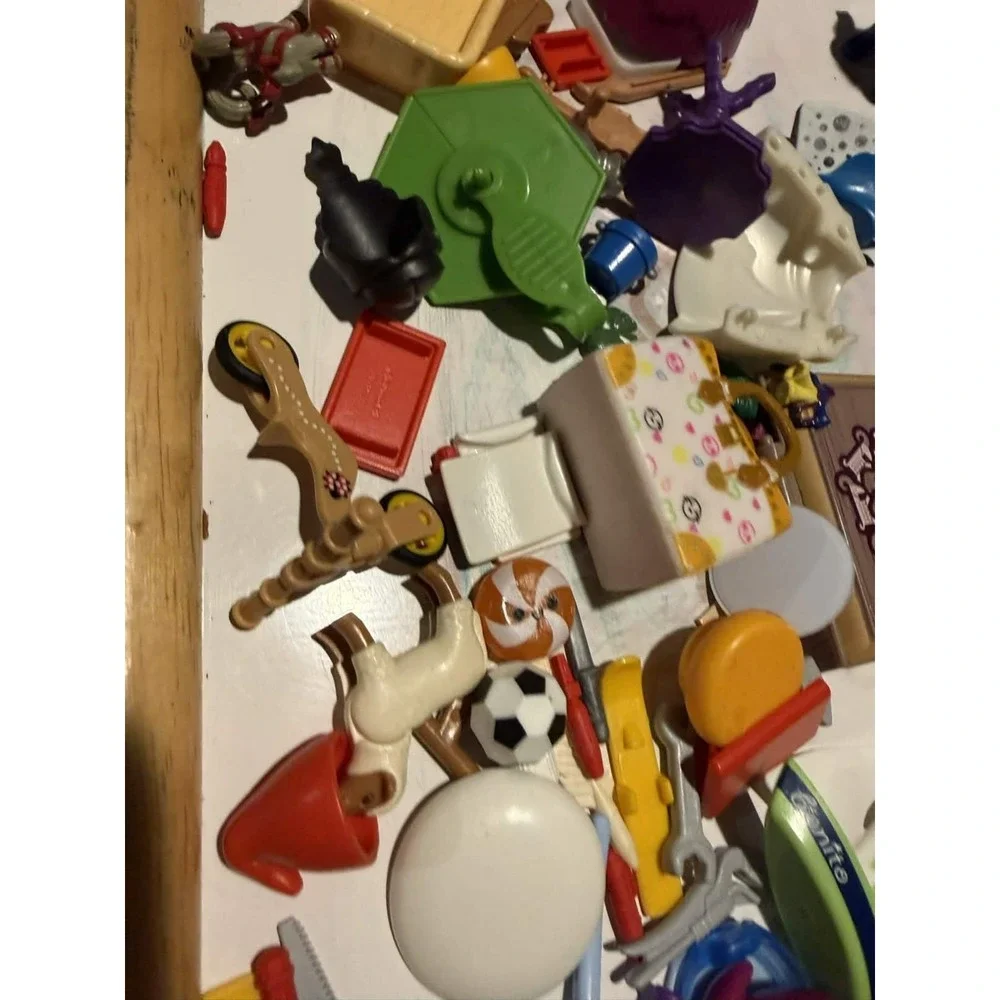 Vintage Playmobil Mixed Lot Figures Accessories Beach Boat Summer Fun Geobra